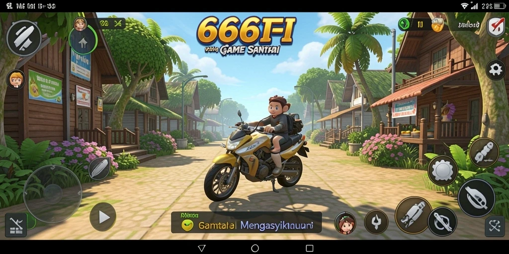 Tampilan gameplay seru dan santai dari 666I.