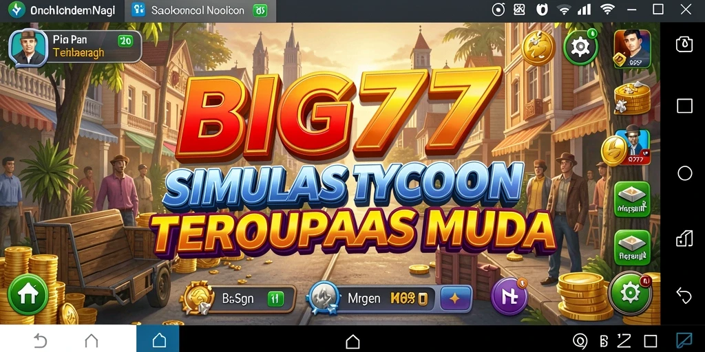 Screenshot gameplay BIG77 menunjukkan interaksi bisnis yang seru.