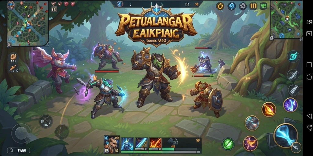 Tampilan gameplay ARPG yang mendebarkan di FA99.