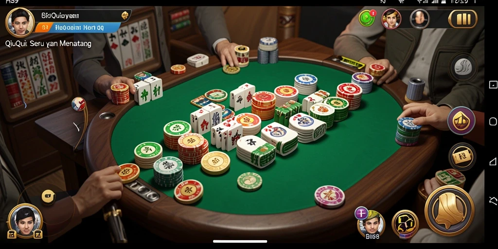 Screenshot H89 menunjukkan gameplay QiuQiu yang menarik.