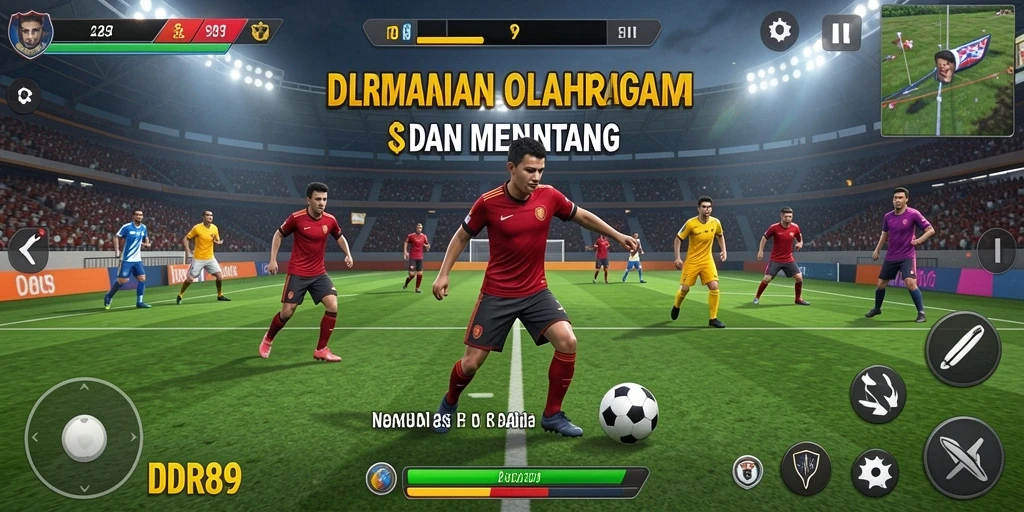 Screenshot IDR89 menampilkan aksi seru dalam olahraga yang menantang.