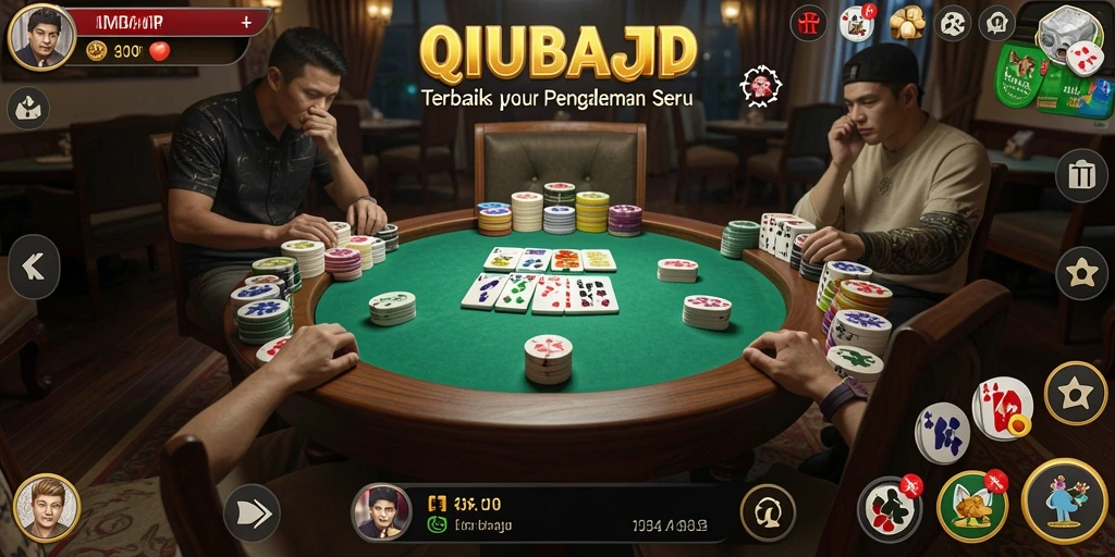 Screenshot utama IMBAJP menampilkan gameplay QiuQiu yang menarik.