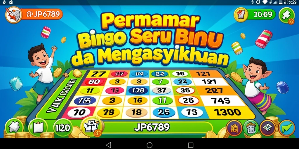 Tampilan gameplay Bingo JP6789 yang seru dan interaktif.