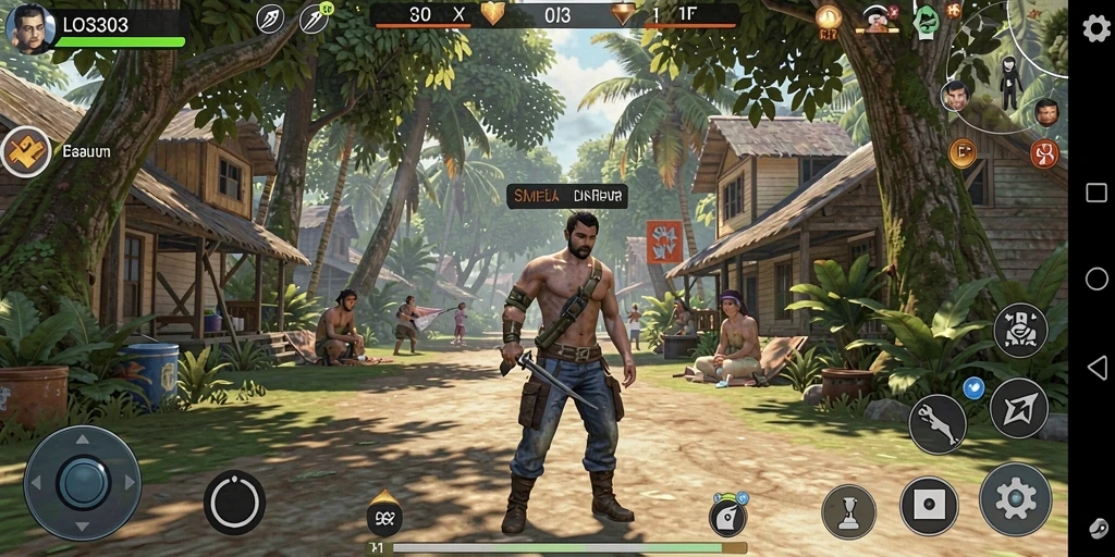 Tangkapan layar gameplay menunjukkan interaksi karakter dalam <strong>LOS303</strong>.