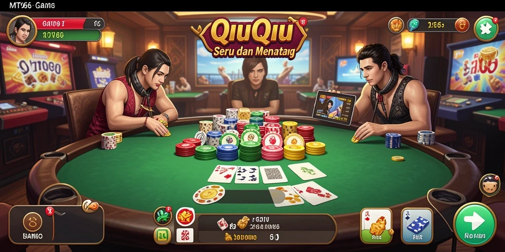 Screenshot gameplay QiuQiu yang menegangkan di MT966.