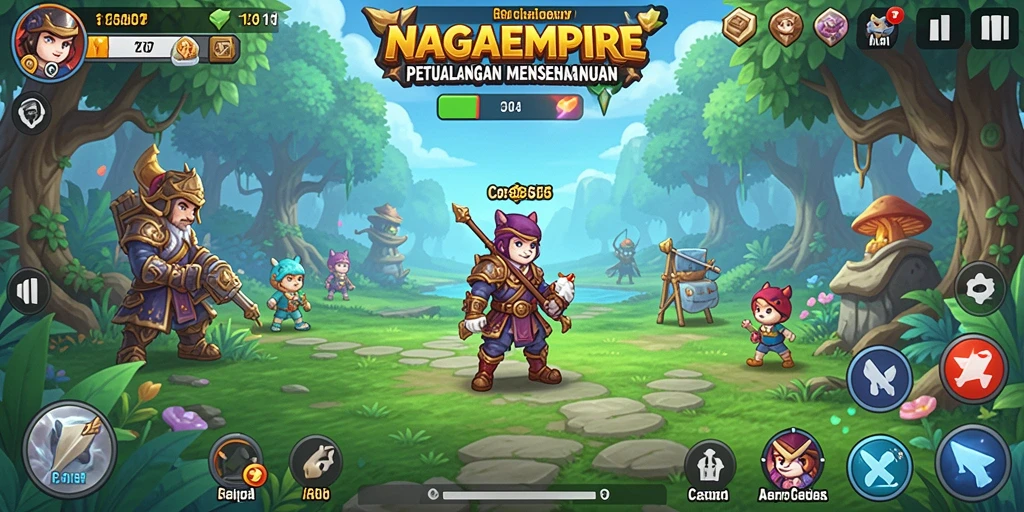 Screenshot game menunjukkan karakter beraksi dalam petualangan seru.