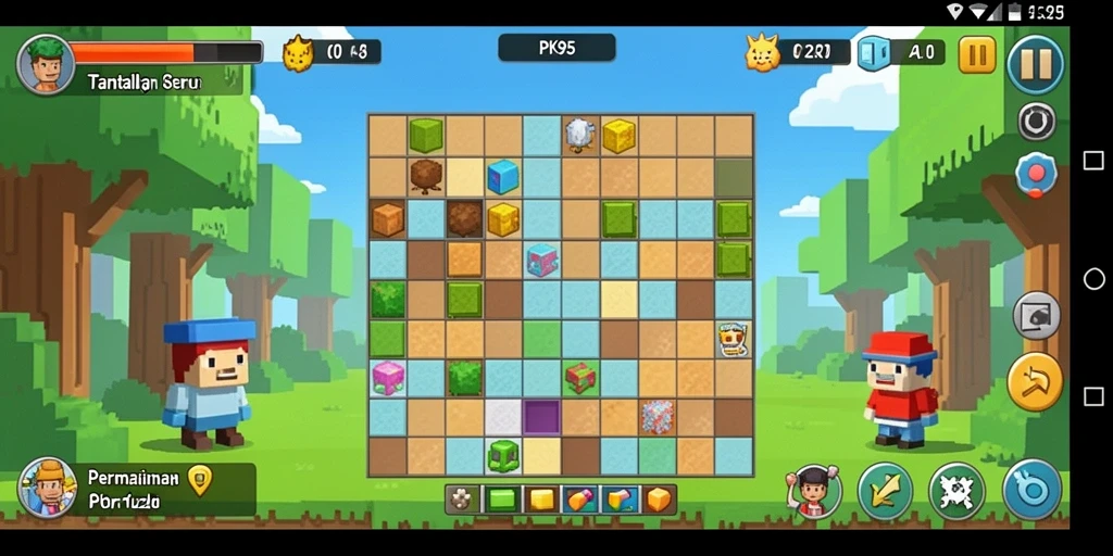 Gameplay PK95 yang menarik dengan tantangan puzzle.