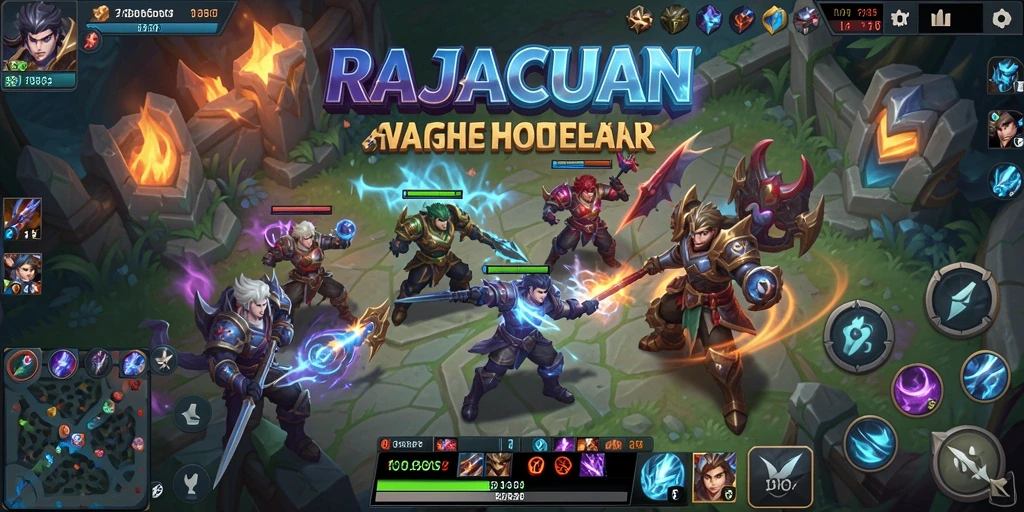 Tampilan menarik dari gameplay RAJACUAN yang memukau.