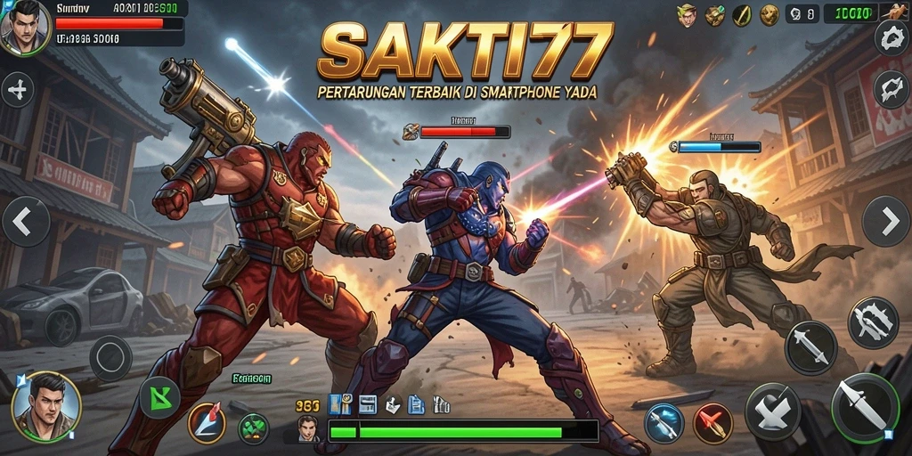 Tampilan gameplay SAKTI77 yang mengesankan dalam pertarungan intens.