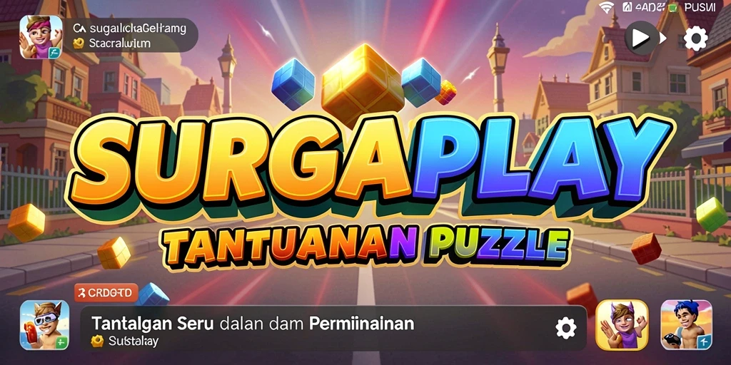 Tampilan permainan SURGAPLAY dengan puzzle yang menantang dan menarik.