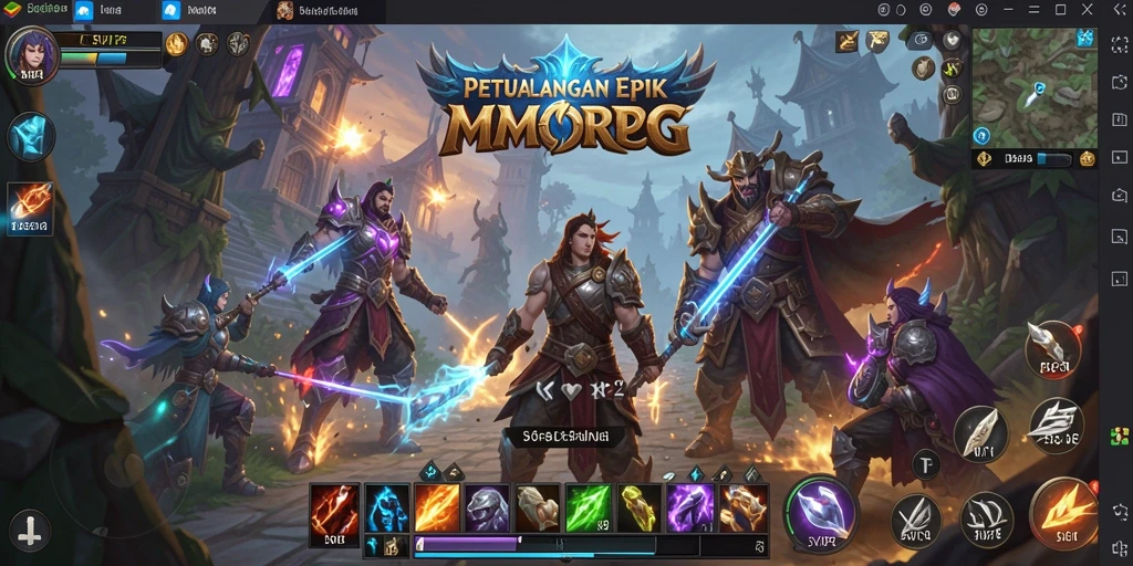 Tampilan menarik gameplay SVIP2 dalam petualangan MMORPG.
