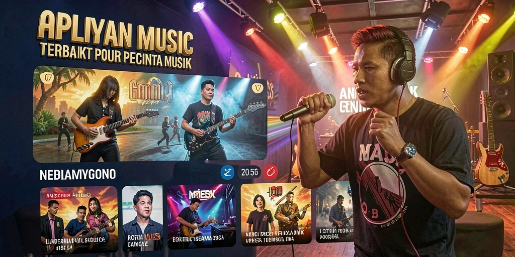 Tangkapan layar V07 menampilkan gameplay musik yang seru dan interaktif.