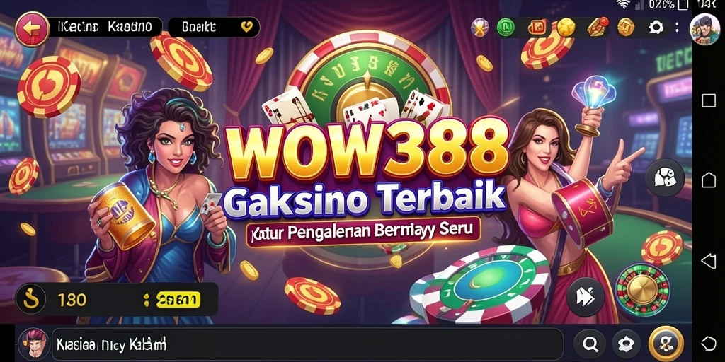 Gameplay WOW388 dengan suasana Kasino yang mengasyikkan.